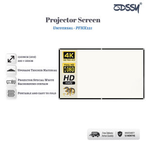 ZDSSY Projector Screen White Grid Anti-Light 60/72/84/100/106/120/130 inch Anti-light Screen projection cloth foldable not easy to wrinkle Home Outdoor Office Portable 3D HD Projection Screen Cloth