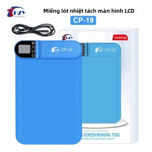 Màn Hình Tách Rời LCD HZY CP-19 14 Inch Tấm Gia Nhiệt Có Thể Điều Chỉnh 40-120 Độ ° Bộ Hẹn Giờ Và Bộ Nhớ Cho Sửa Chữa Điện Thoại Di Động