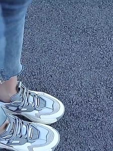Sepatu Sneakers Wanita Hak Tinggi Korea Women Shoes Casual Trendy Bertali Sport Shoes Size 36-40 ptt 6999