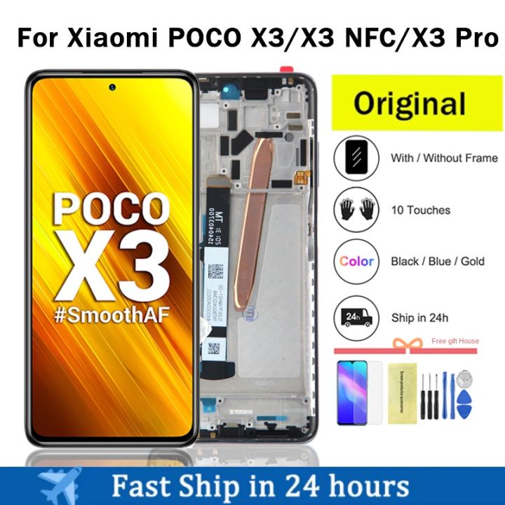 35759 - DISPLAY LCD PER XIAOMI POCO X3 PRO NERO - Compatibile