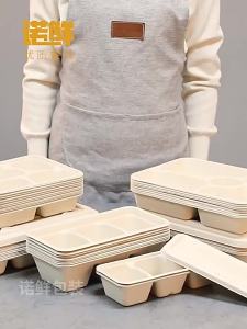 NUOXIAN | Disposable Eco-Friendly Biodegradable Compartmented Meal Containers