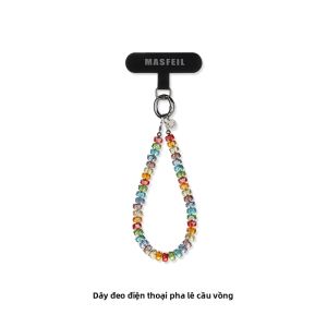 MASFEIL | Mặt Dây Chuyền Charm Tinh Thể Cầu Vồng Nhỏ Gọn Chống Mất