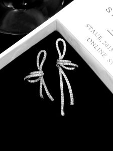 Elegant Long Tassel Butterfly Knot Drop Earrings: Women's Fashion Jewelry