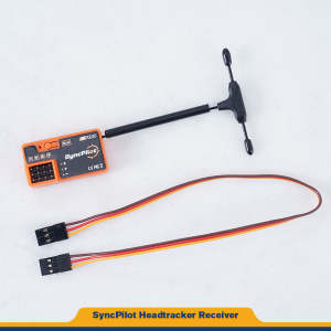 FMS Model Aircraft FPV Syncpilot Headtracker Set Dual-Axis Servo Gimbal Image Transmission Base Head Tracking System