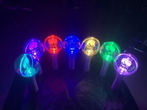 Fluorescent Stick Acrylic Rotation Ball Body Light Concert Support Rod Flashing Light Pendant Ball Party Performance Supplies