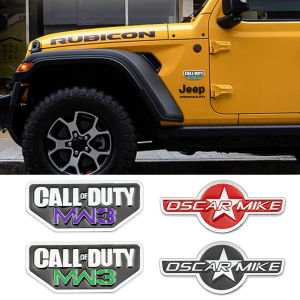 Jeep | 3D Metal Stickers Car Body Trunk Decal For Jeep Wrangler Rubicon Renegade Compass Grand Cherokee Patriot Liberty Gladiator jk