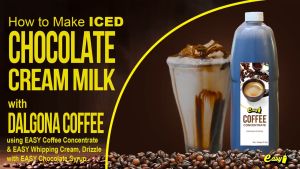 EASY BRAND Chocolate Flavoring Syrup 2.5Kg | Premium Cocoa Syrup for Drinks Desserts & Baking