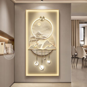 RUIBAHAO | Luxurious Guest-Greeting Pine Mountain and Water Landscape Decorative Painting