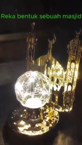 TRENY Lampu tidur Night light Home Decorations Ramadan Kareem Islamic Muslim Ramadan Eid Mubarak Lamp Ramadan Decoration Lamp Led Lights String