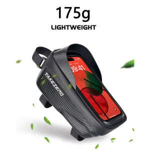 Football Pitch Goal Case Cycling Bag Bike Accessory Waterproof Hard Shell Case Pouch Storage Pannier (Touch Screen, Upper Tube, Light Barrier)