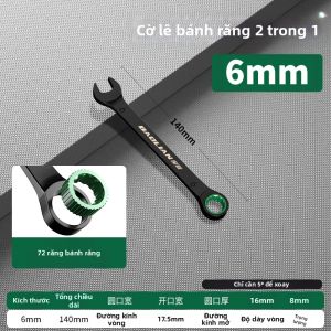 BAOLIAN | Cờ Lê Ratchet Hai Chiều BAOLIAN Chất Liệu Thép Carbon Cấp Công Nghiệp Đa Năng Kết Hợp Nhiều Chức Năng