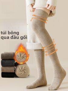 MiiOW | Tất dài đến đầu gối dày dặn cho nữ MiiOW mùa đông ấm áp cotton 964% co giãn bằng polyester 36% tất bảo vệ đầu gối