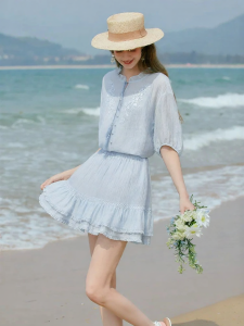 XIANGYING | Autumn-Spring Holiday Style Anti-Aging Womens Suit