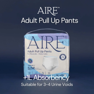 Aire Adult Diaper Pull Up Pants - Size L (1x10 pcs) (High Absorbency Tailored for Asian Sizes Soft & Comfortable)