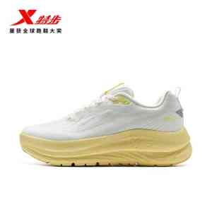 XTEP Womens Running Shoes Mesh Shock Absorption Rebound Sports Sneakers Spring 2025 New Style Comfortable Breathable Footwear