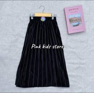 rok plisket bludru anak perempuan usia 4-12 tahun premium