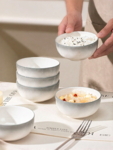 Yomerto | Elegant Ceramic Tableware Set Underglaze Colored Dinner Plates