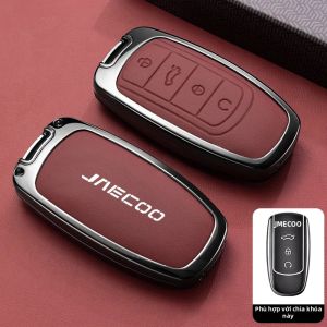 Vỏ Bọc Chìa Khóa Xe Cho Chery Jaecoo J7 J5 J8 PHEV EV 2025 2026 Hợp Kim Kẽm Móc Khóa Vỏ Bảo Vệ Vòng Giữ Phụ Kiện Điều Khiển Từ Xa
