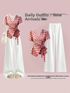 NUMEN BUTTON | Summer Loose-fit Style Womens Set