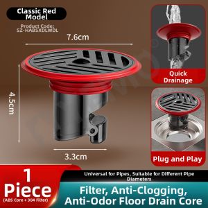 YEMO | Sealable Anti-Odor & Insect-Proof Drain Cover