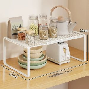 evesigar | Adjustable Multi-purpose Kitchen Storage Shelf