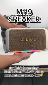 No.8 shop X-DEALX bluetooth speaker wireless dual microphone KTV subwoofer home portable karaoke RGB portable audio