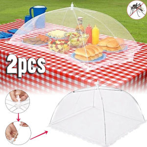 2pcs Mesh Food Covers / Foldable Kitchen Anti Fly Mosquito Net / Picnic Protect Cover / Insect Proof Protective Dish Covers