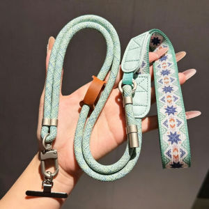 120Cm Premium Wide Phone Lanyard Print Durable Drop-Resistant Adjustable Crossbody Cellphone Lanyards Straps