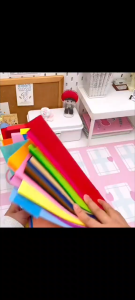 ผ้าสักหลาด แบบนิ่ม หนา 1 มม ขนาด 30*30 cm สำหรับรองปักผ้า ทำตุ๊กตา