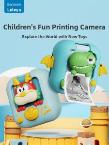 LELEYU | Photo and Video Children Camera Supports Printing