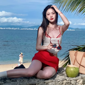 Womens 2025 New Dopaamine Bikini Four-piece Set Long Sleeve Thermal Pure Desire Conservative Style Swimming Suit Kimjisoo Brand