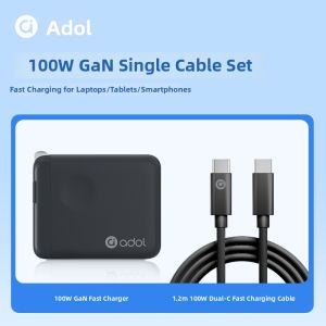 adol | GaN Type-C 3-Port Fast Charging Charger 100W