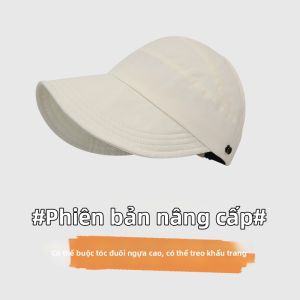 GUOQI | Mũ Bảo Vệ UV Khô Nhanh có Giá Treo Khẩu Trang