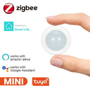 Tuya Zigbee 3.0 Human Motion Sensor Mini PIR Motion Sensor Infrared Detector Security Smart Google Home Works With Alexa Gateway