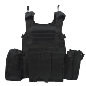 6094 Military Tactical Vest Body Armor Combat Army CS Gear Hunting Plate Carrier Airsoft Accessories Wargame Pouch Molle Vest