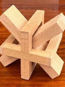 Wooden Mechanical Puzzle Lock Toy Tsar Kong Lock Brain Teaser Scientific Museum Creative Gift for Teens And Adults