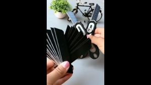 Refill/Mata Cutter Hitam Super Tajam (Isi 10Pcs) Bahan Baja Anti Karat Replacement Cutter Bits