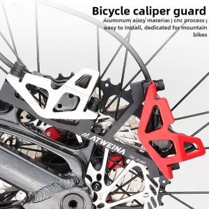 CNC Aluminum Alloy Mountain Bike Rear Caliper Guard Plate Rear Brake Protector Protective Cover and Protective Lid