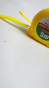JS Meteran Tukang Measuring Tape Pita Pengukur Meteran Karet 5M