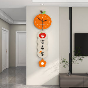 Minimalist Nordic Modern Quartz Wall Clock Creative Mute Fashion Clock Home Living Room Restaurant Entrance Decorative wall watch 25/30*79/95cm
