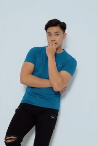 Kale Arion T-shirt Basic Organic Cotton 30s Asian Fit | Dark Blue