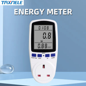 UK Plug Digital Voltage Wattmeter Power Meter Consumption Watt Energy KWh Socket 220V 230V AC Electricity Fees Analyzer Monitor Uk To Uk Plug Adapter Kilowatt Meter - Lazada