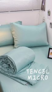 Set Chăn Ga Tencel Micro Có CHĂN CHẦN BÔNG Chất Liệu Cao Cấp Sang Trọng - ADU79
