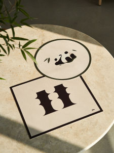 MoYu Waterproof Oil-Proof PU Dining Table Mat Original INS Style Non-Slip Heat Insulation Pad for Western Dinner Home Fabric