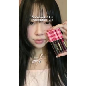 Water Ink Airy Matte Lip Tint Transfer-proof Tahan lama Soft Airy-like Matte