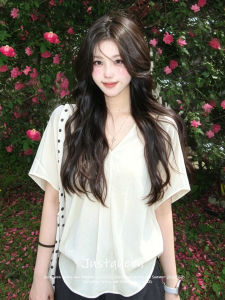 JUSTQUEEN | Áo Thun Chống Nắng Phong Cách Retro Nữ