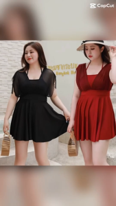 Mookrln • ส่งจากไทย สินค้าพร้อมส่ง ชุดว่ายน้ำคนอ้วน วันพีชสาวอวบ งานสวย สวมใส่สบาย ชุดไปทะเลชายหาด swimwear beach style