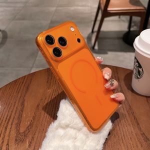 SinQui | Magnetic Matte Lens Protection Full-Body Soft Silicone Case Compatible with iPhone Series