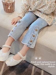 Girls Flared Jeans Pants