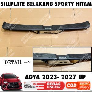 Sillplate Belakang Agya 2023 2024 2025 2026 2027 Sporty Hitam